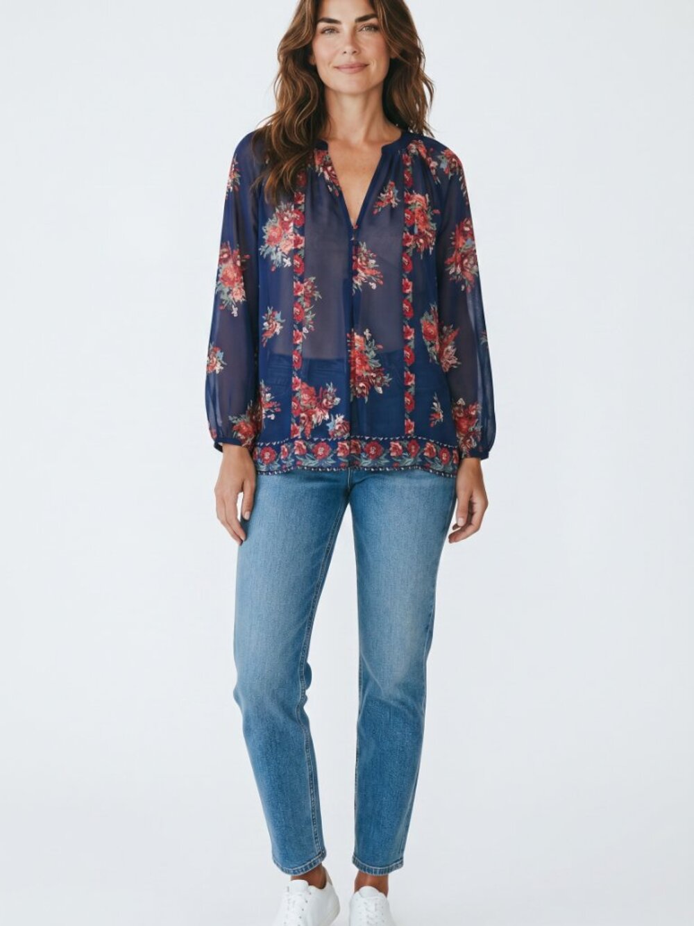 Joie Silk Floral Blouse